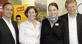 Gerhard Riedler, Geschäftsführer Mediaprint, Hildegard Aichberger, Projektleiterin 