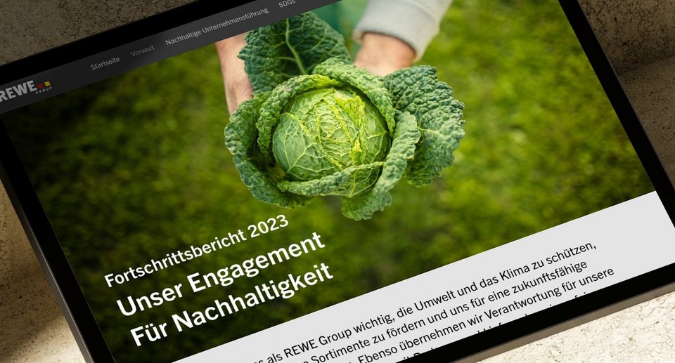 Der Nachhaltigkeit-Fortschrittsbericht der REWE Group gibt kompakt Einblick in das Engagement der REWE Group.